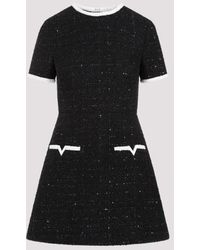Valentino - Glaze Tweed Mini Dress - Lyst