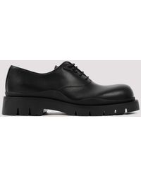 Bottega Veneta Leather 'tire' Shoes in Black for Men | Lyst