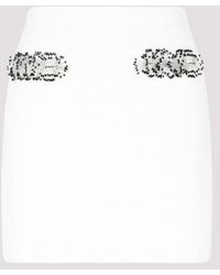 Lanvin - Embroidered Short Skirt - Lyst