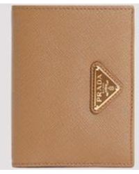 Prada - Calf Leather Wallet - Lyst