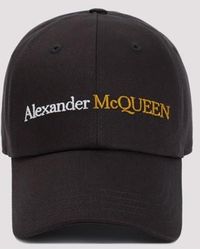 Alexander McQueen - Aexander Cqueen Cassic Ogo Bicoor Hat - Lyst