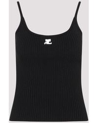 Courreges - "Reedition" Knit Tank Top - Lyst