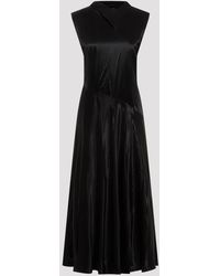 Jil Sander - Cupro Long Dress - Lyst