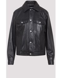 Bottega Veneta - Leather Jacket - Lyst