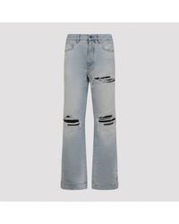 Amiri - Mist Cotton Mx1 Straight Flare Jeans - Lyst