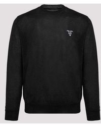 Prada Crew neck sweaters for Men - Up to 70% off | Lyst