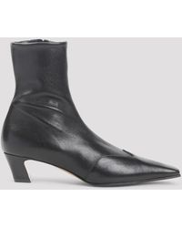 KHAITE - Nevada 40 Ankle Stretch Boot - Lyst
