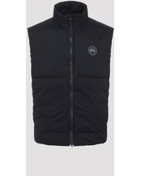 Canada Goose - Black Polyamide Sleveless Jacket - Lyst