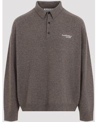 Acne Studios - Wool Polo Sweater - Lyst
