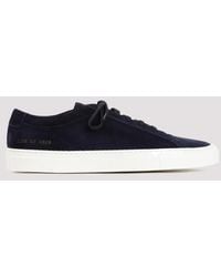 Common Projects - Achilles In Waxed Suede Sneakers - Lyst
