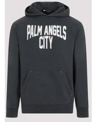 Palm Angels - Pa Anges City Washed Hoodie X - Lyst