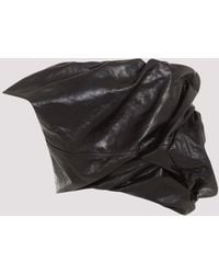Rick Owens - Draped Leather Bustier Top - Lyst