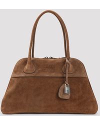 Miu Miu - Vivant Suede Leather Bag - Lyst