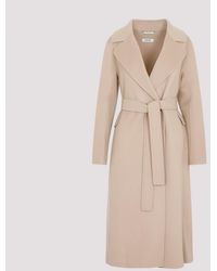 Max Mara Zenit Coat in Natural | Lyst