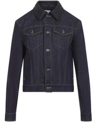 Bottega Veneta - Raw Denim Jacket - Lyst
