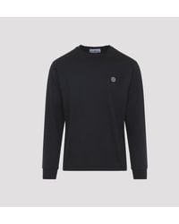 Stone Island - Ls Cotton T-Shirt - Lyst