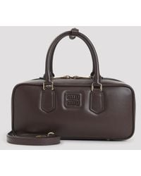 Miu Miu - Arcadie Smooth Shoulder Bag - Lyst