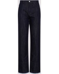 Victoria Beckham - Cropped High Waist Tapered Jeans - Lyst