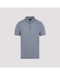 Giorgio Armani - Premium Wool Polo Shirt - Lyst