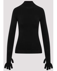 Balenciaga - Gloves Sweater - Lyst