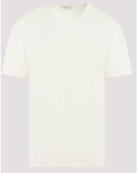 Lemaire - Rib U Neck T-shirt - Lyst