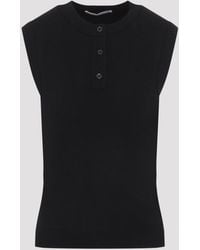 Studio Nicholson - Aurel Half Placket Vest - Lyst