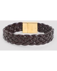 Bottega Veneta - Intrecciato Leather Bracelet - Lyst