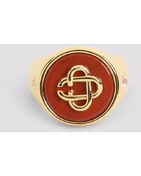 CASABLANCA - Stone Signet Ring - Lyst