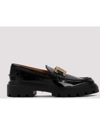 Tod's - Gomma Pesante Embellished Glossed-leather Loafers - Lyst