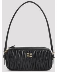 Miu Miu - Lamb Leather Pouch - Lyst