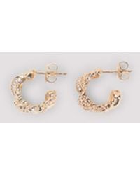 Bottega Veneta - Brass Earrings - Lyst