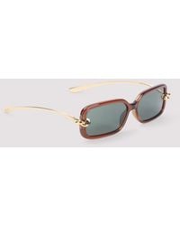 Bottega Veneta - Knot Rectangular Sunglasses - Lyst