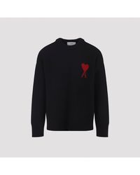 Ami Paris - Adc Crewneck Sweater - Lyst