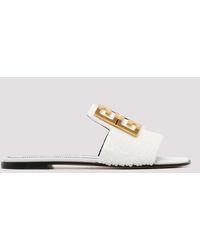 givenchy white sandals