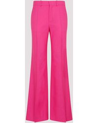 Chloé - Elegant Wool Blend Pants - Lyst