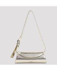 Jil Sander - Platinum Cannolo Small Ovine Leather Shoulder Bag - Lyst