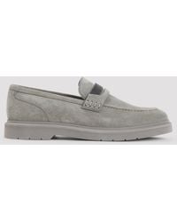 Brunello Cucinelli - Leather Loafers - Lyst