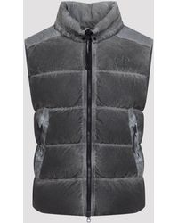 C.P. Company - Hooded Down Gilet - Lyst