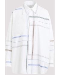 Bottega Veneta - Checkered Loose Fit Shirt - Lyst