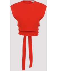 Alaïa - Alaïa Belted Top - Lyst