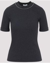 Peserico - Rib T-Shirt - Lyst