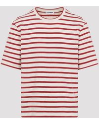 Jil Sander - Salty Stripes T-Shirt - Lyst