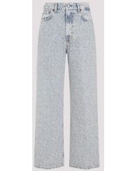 Acne Studios - Blue Cotton 5 Pockets Denim Jeans - Lyst