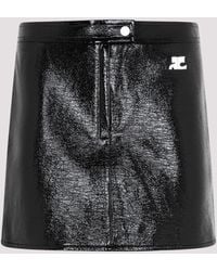 Courreges - Vinyl Mini Skirt - Lyst