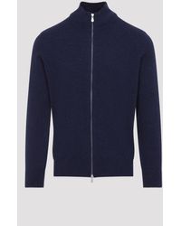 Brunello Cucinelli - Full Zip Cashmere Cardigan - Lyst
