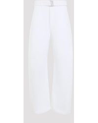 Lemaire - Twisted Belted Pants - Lyst