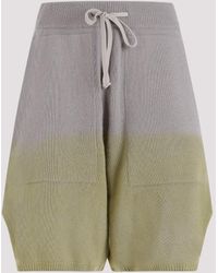 Moncler - Loose Fit Cashmere Shorts - Lyst