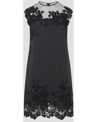 Ermanno Scervino - Virgin Wool Mini Dress - Lyst