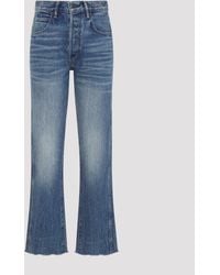 Tom Ford - Stonewashed Denim Melanie Straight Trousers - Lyst
