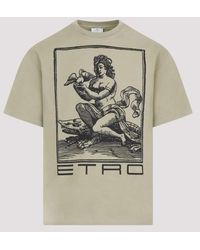 Etro - Cotton T-shirt Tshirt - Lyst